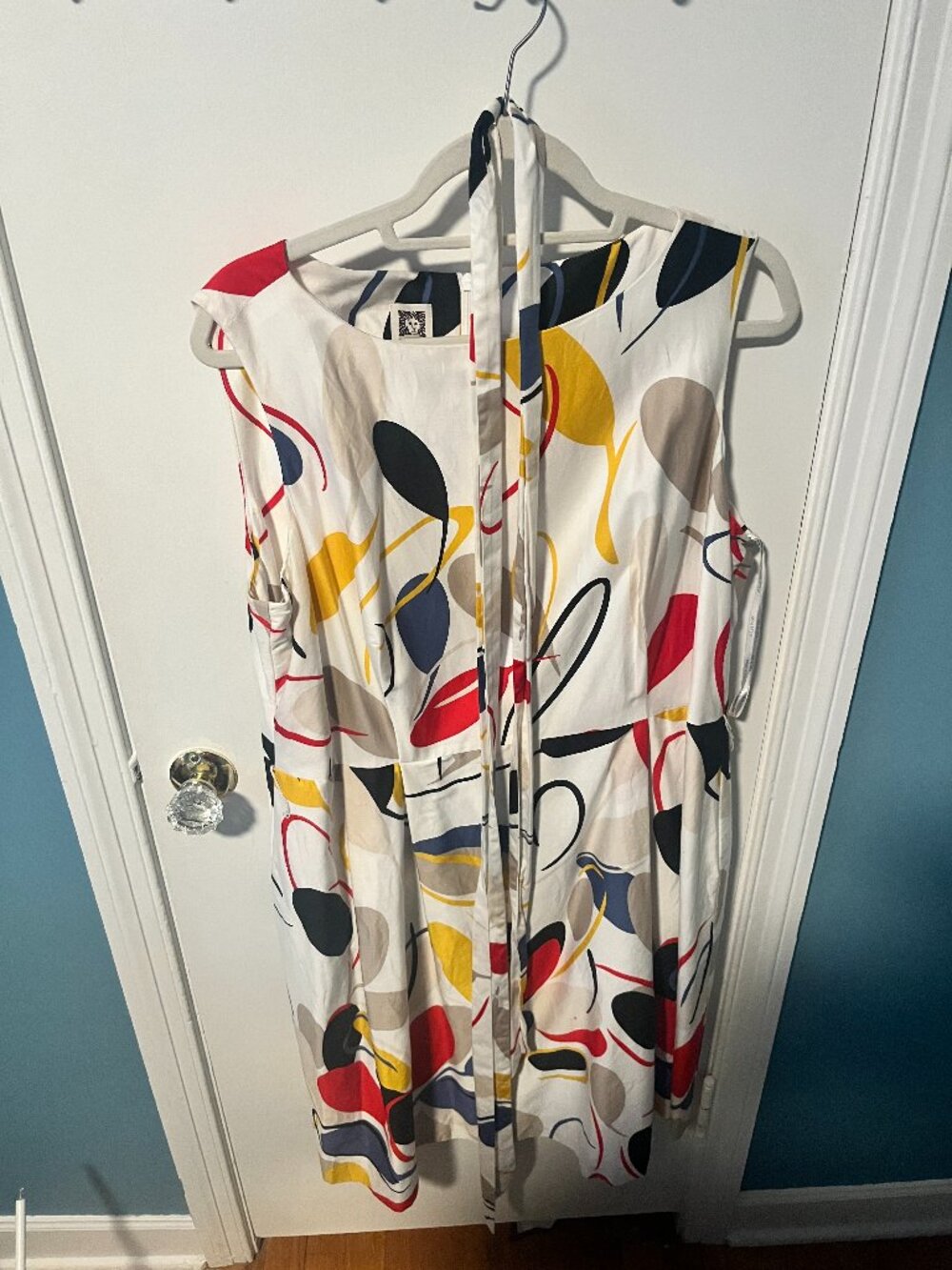 Color Block A-Line Anne Klein Dress
